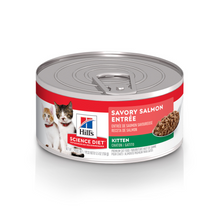 Load image into Gallery viewer, Hill&#39;s Science Diet Savory Salmon Entree Canned Kitten Food