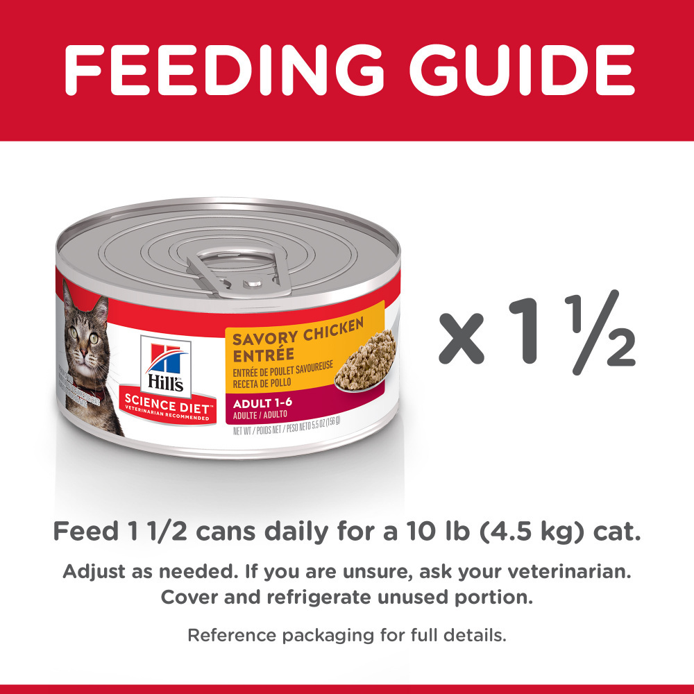 
                  
                    Hill's Science Diet Adult Savory Chicken Entree Canned Cat Food
                  
                