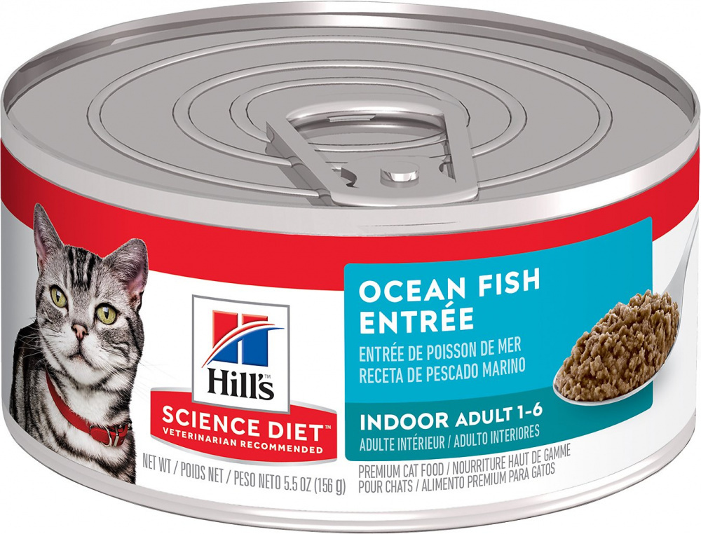 
                  
                    Hill's Science Diet Adult Indoor Ocean Fish Entree Canned Cat Food
                  
                