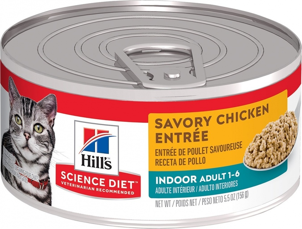 
                  
                    Hill's Science Diet Adult Indoor Savory Chicken Entree Canned Cat Food
                  
                