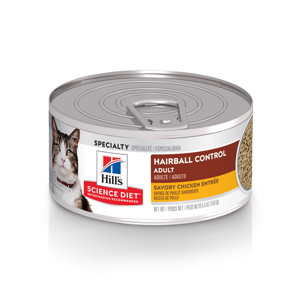 
                  
                    Hill's Science Diet Adult Hairball Control Savory Chicken Entree Canned Cat Food
                  
                