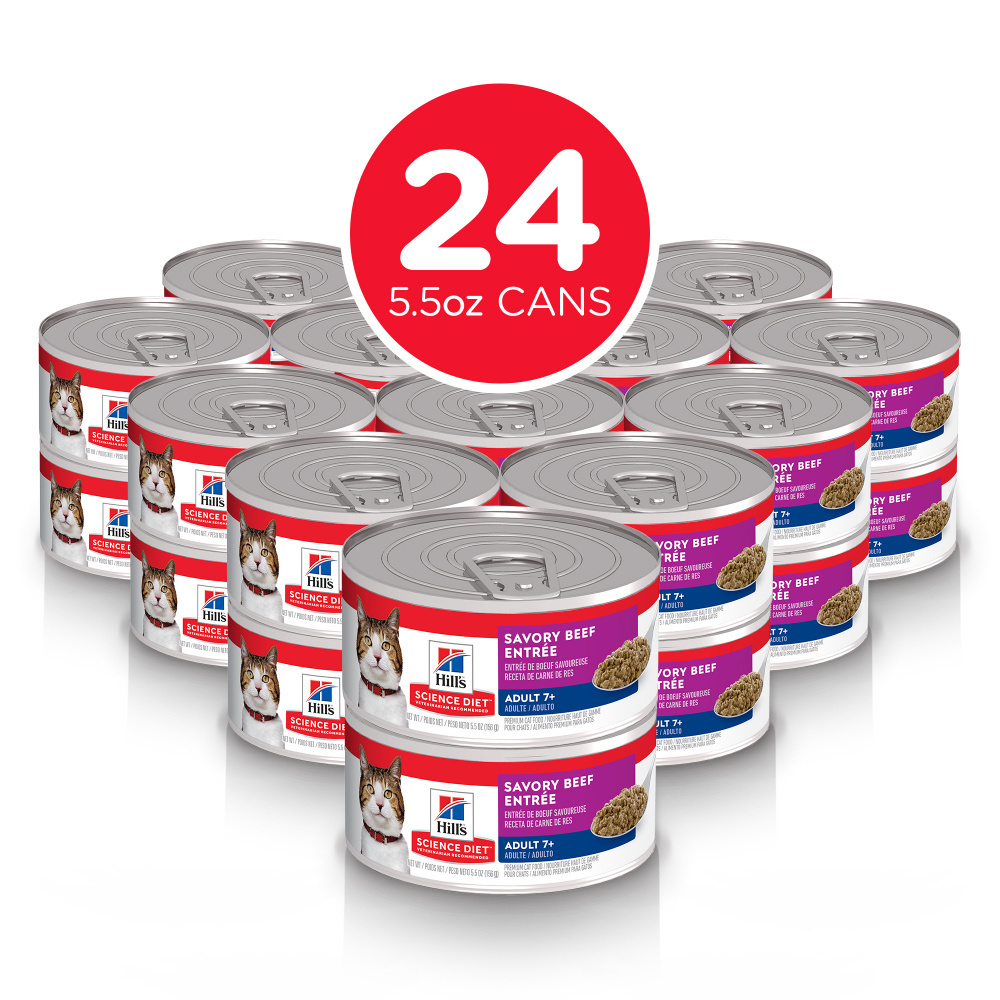 
                  
                    Hill's Science Diet Adult 7+ Savory Beef Entree Canned Cat Food
                  
                