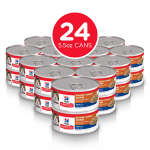 Hill's Science Diet Adult 7+ Savory Turkey Entree Canned Cat Food