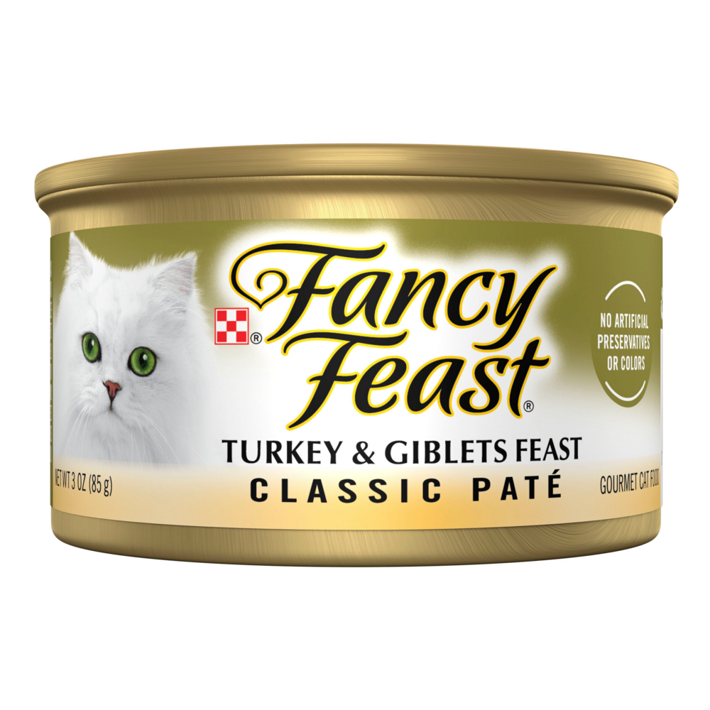 Purina Fancy Feast Classic Pate Turkey and Giblets Wet Cat Food