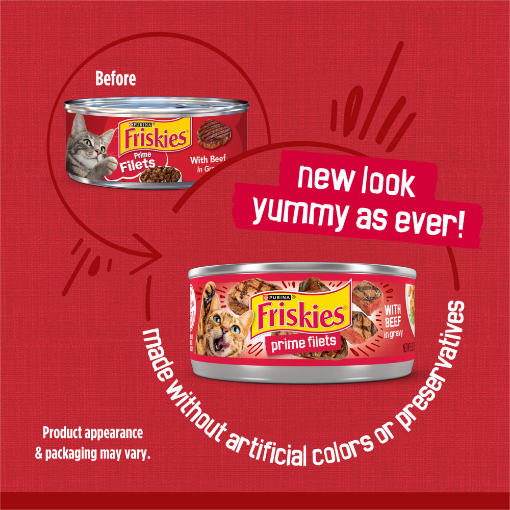 
                  
                    Friskies Prime Filets With Beef In Gravy Canned Cat Food
                  
                