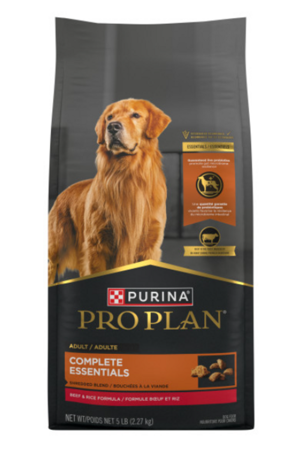 Purina Pro Plan Shredded Blend Beef and Rice Dry Dog Food
