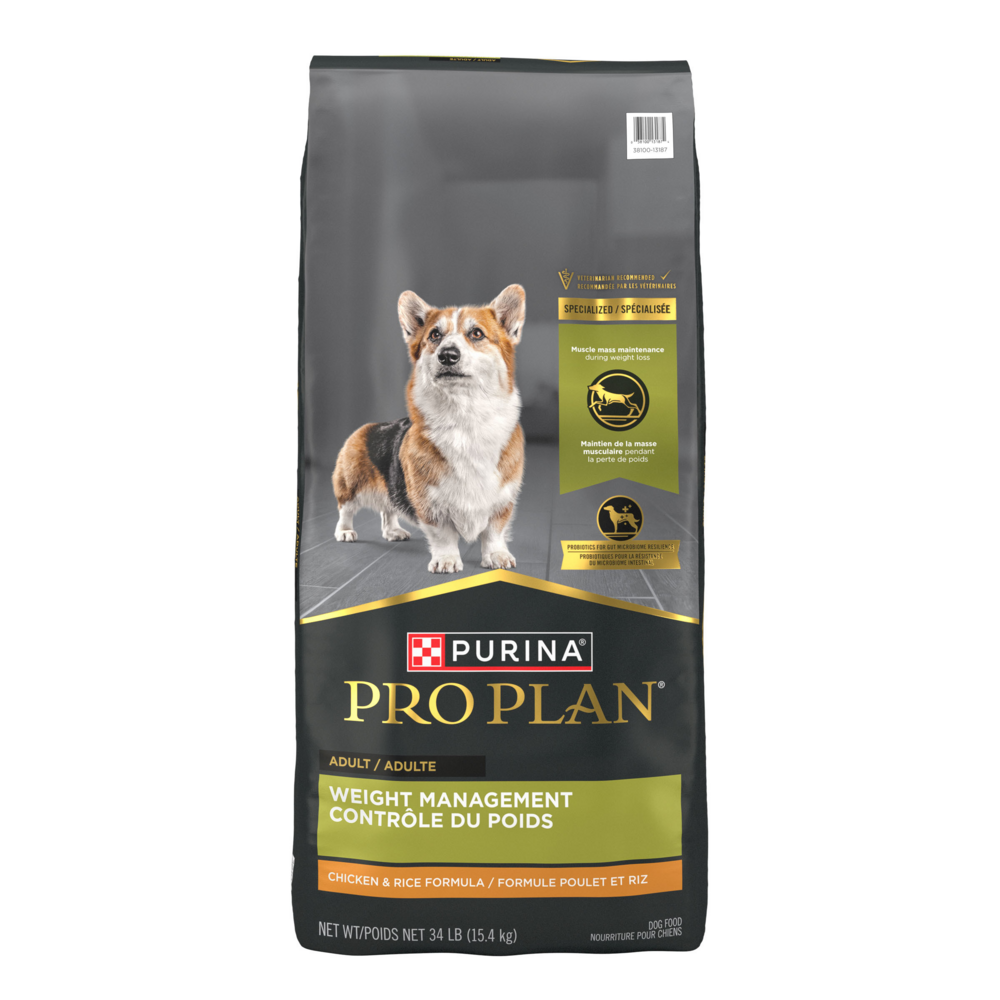Purina Pro Plan Weight Management Chicken and Rice Dry Dog Food