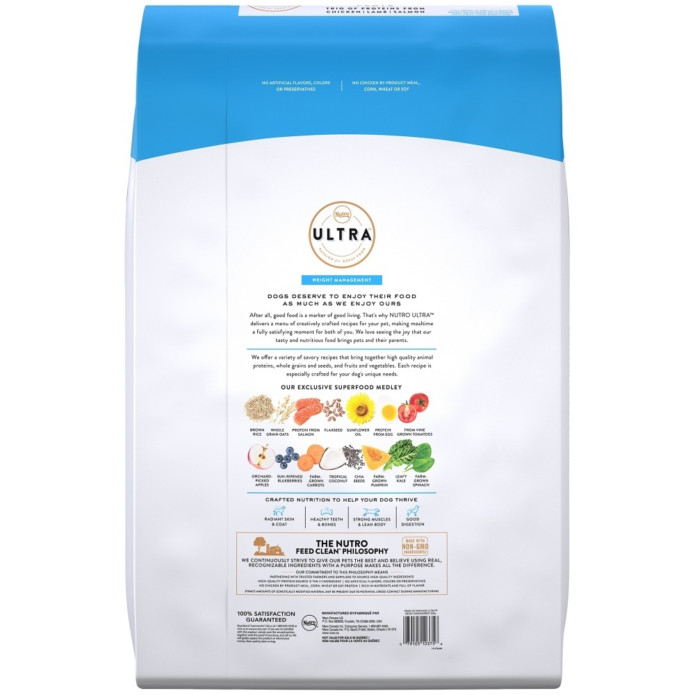 
                  
                    Nutro Ultra Weight Management Dry Dog Food
                  
                