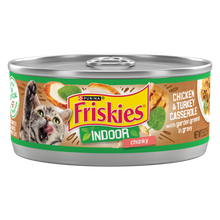 Load image into Gallery viewer, Friskies Selects Indoor Chunky Chicken and Turkey Casserole Canned Cat Food