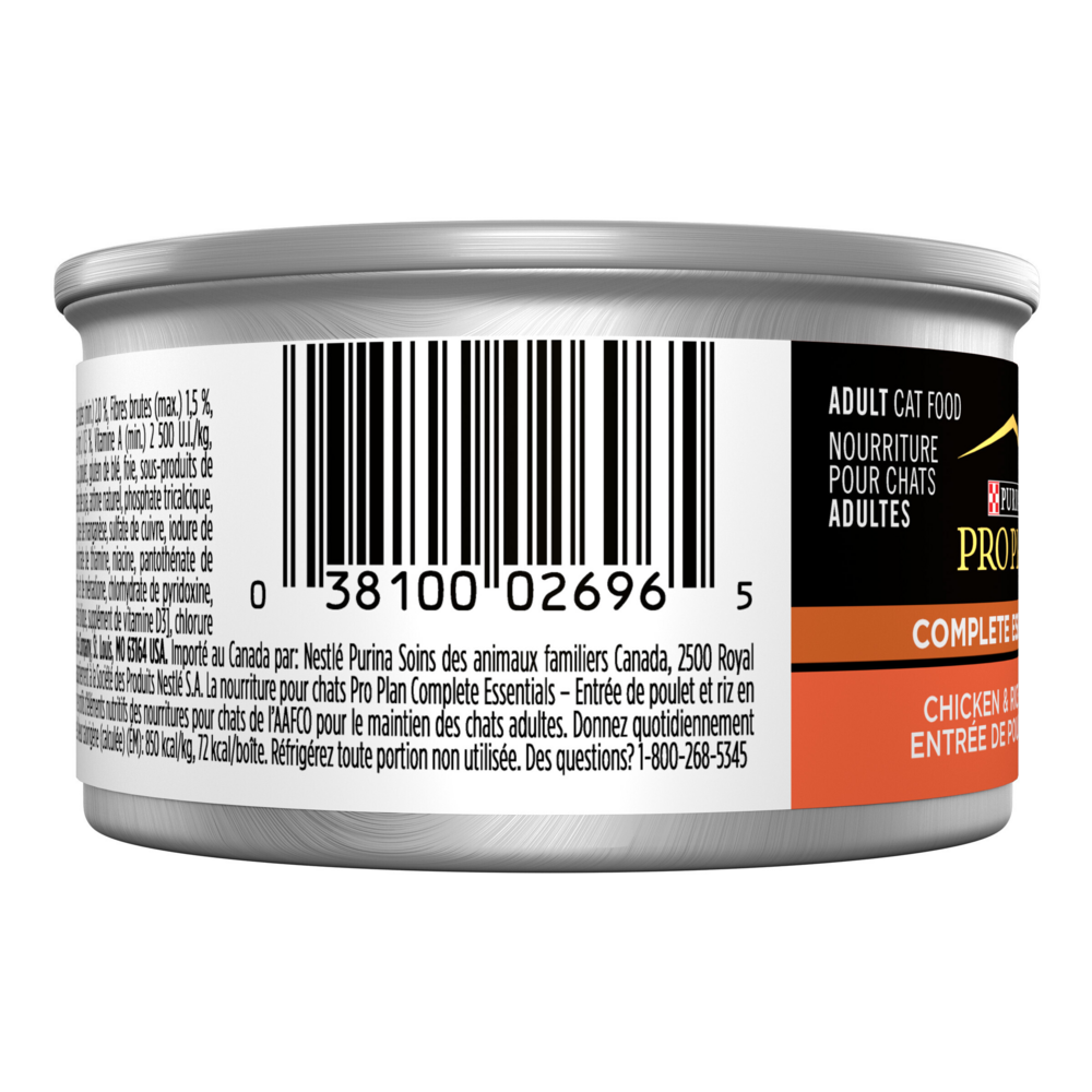 Purina Pro Plan Chicken & Rice Entree In Gravy Canned Cat Food