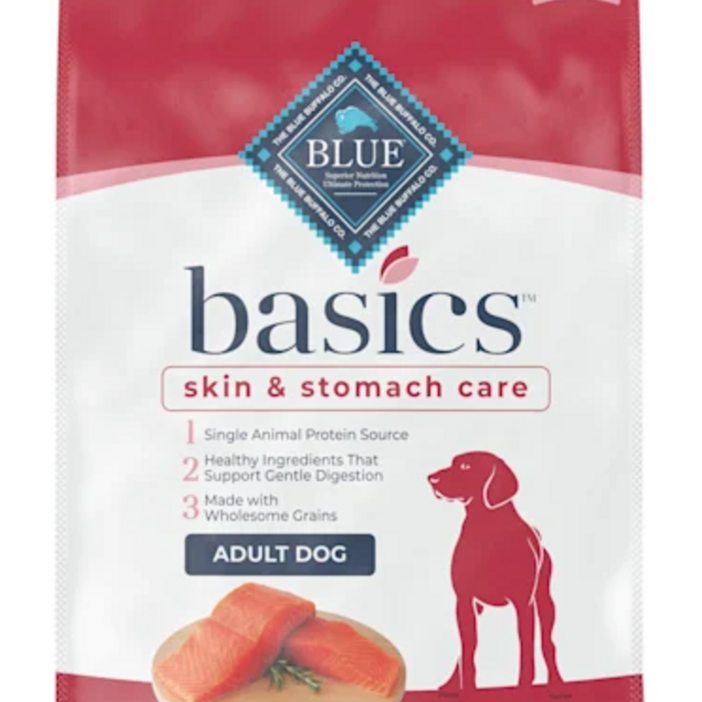 Blue Buffalo Basics Adult Skin & Stomach Care Salmon & Potato Recipe Dry Dog Food