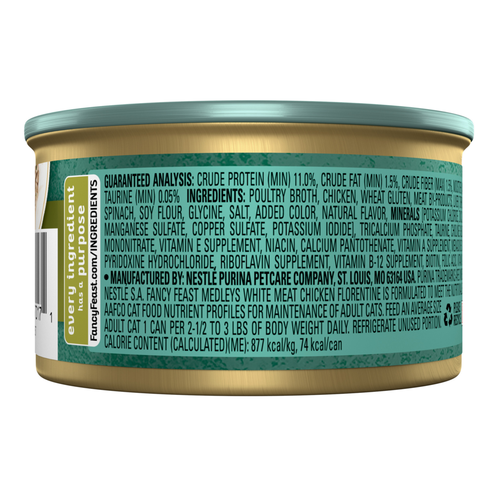Purina Fancy Feast Elegant Medleys Chicken Florentine Wet Cat Food