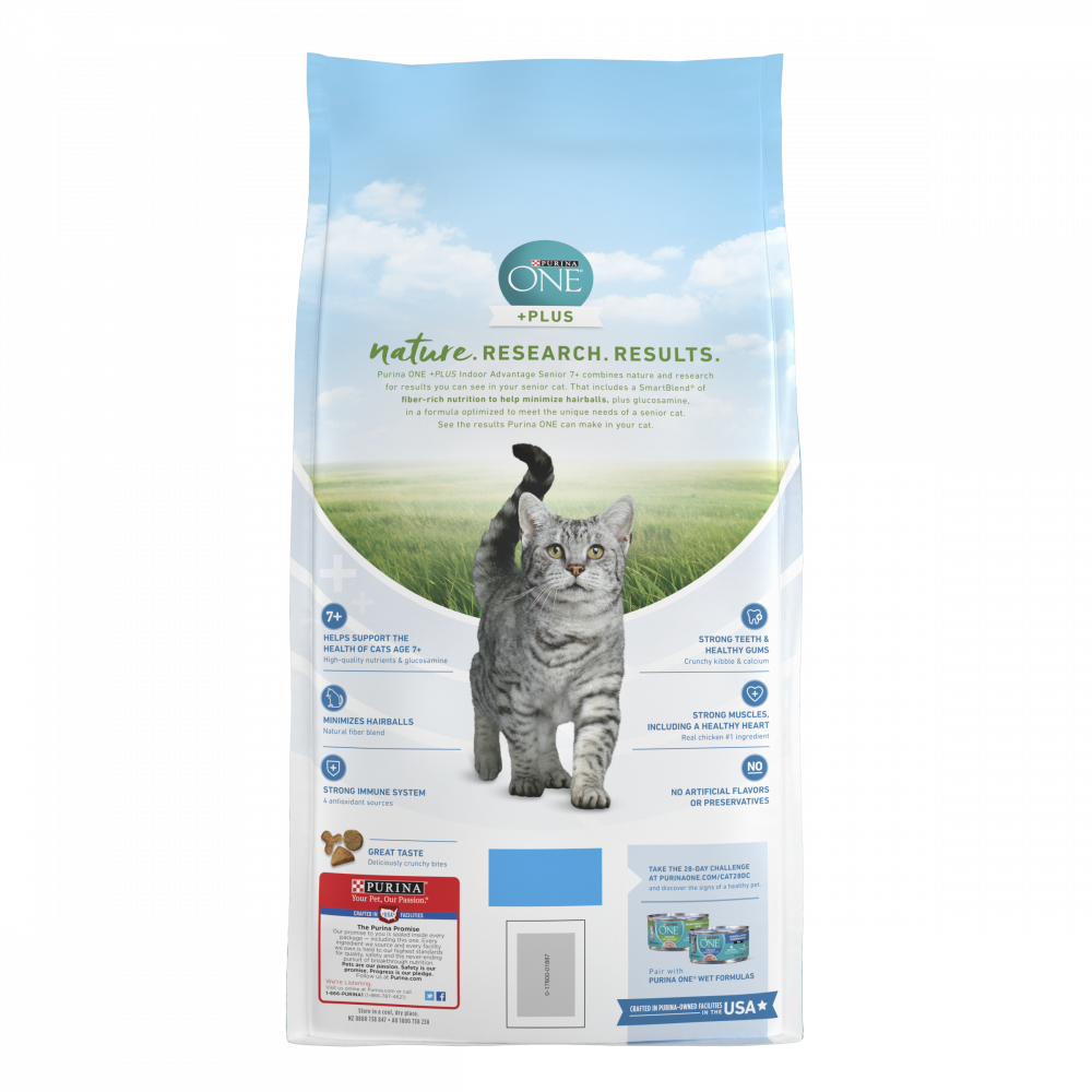 Purina One High Protein Senior 7+ Dry Cat Food