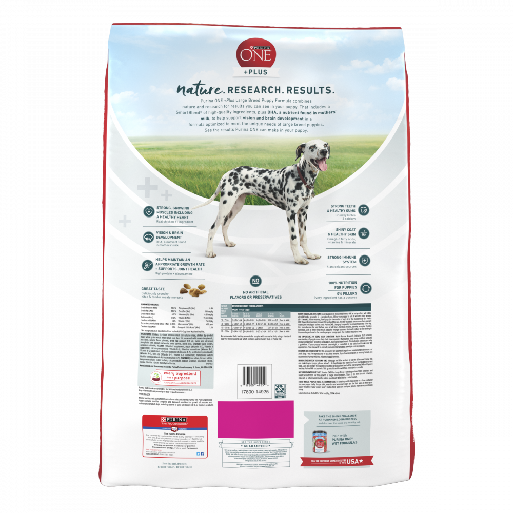 
                  
                    Purina ONE Large Breed Puppy Formula Dry Dog Food
                  
                