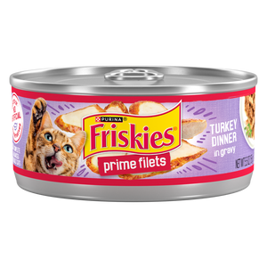 Friskies Prime Filets Turkey Dinner In Gravy Canned Cat Food