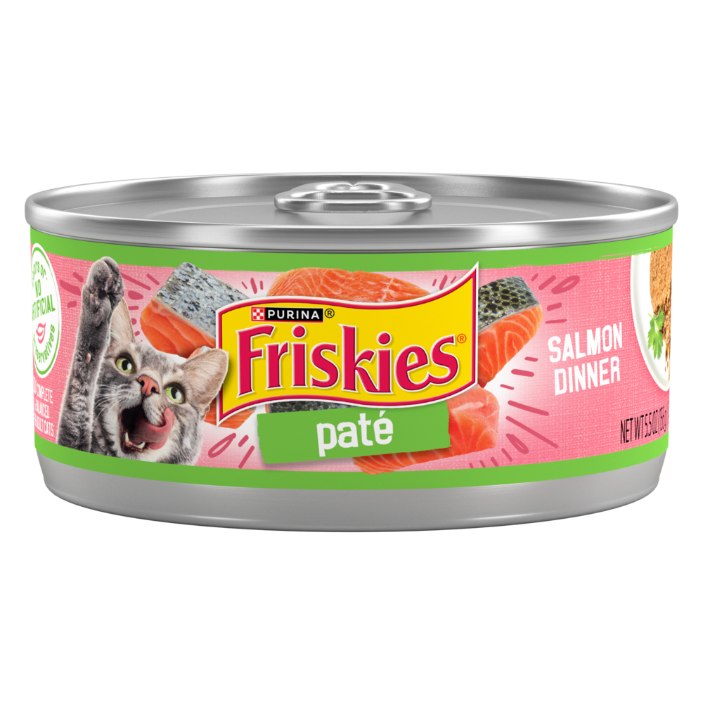 Friskies Pate Salmon Dinner Wet Cat Food