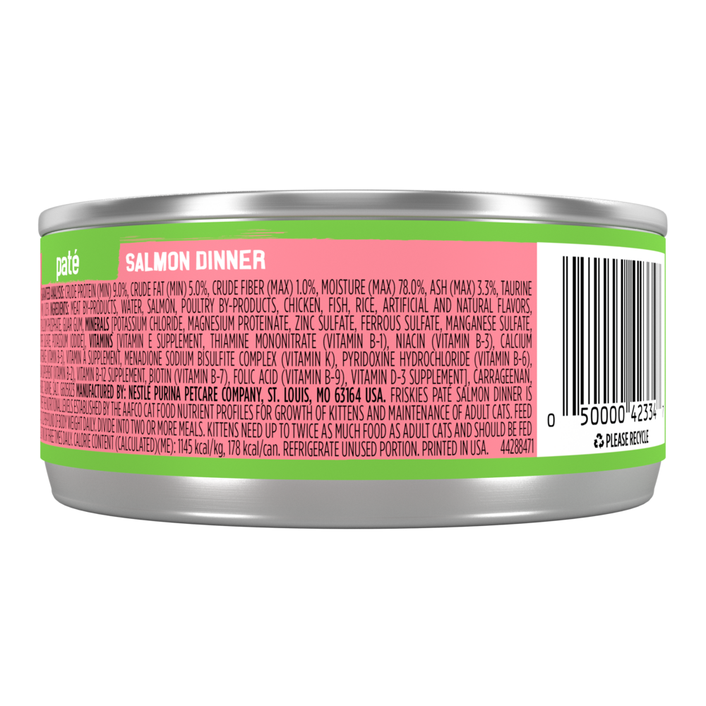 Friskies Pate Salmon Dinner Wet Cat Food