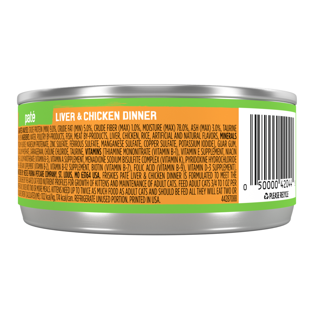 Purina Friskies Pate Liver and Chicken Wet Cat Food