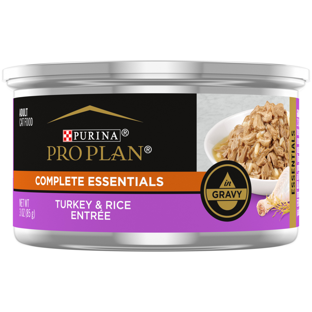 Purina Pro Plan Complete Essentials Adult Turkey & Rice Entree Canned Cat Food