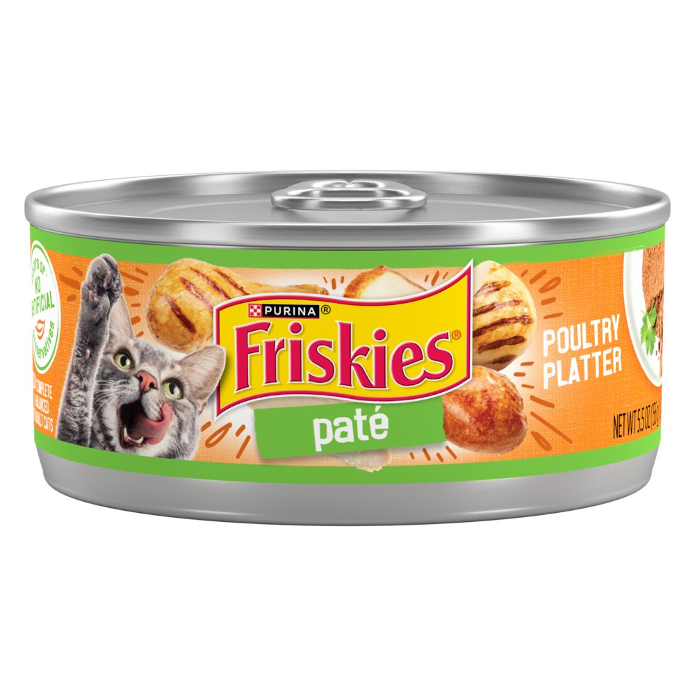 Friskies Pate Poultry Platter Canned Cat Food