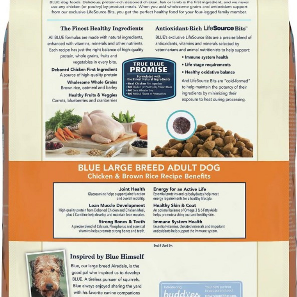 
                  
                    Blue Buffalo Life Protection Formula Large Breed Adult Chicken & Brown Rice Recipe Dry Dog Food
                  
                