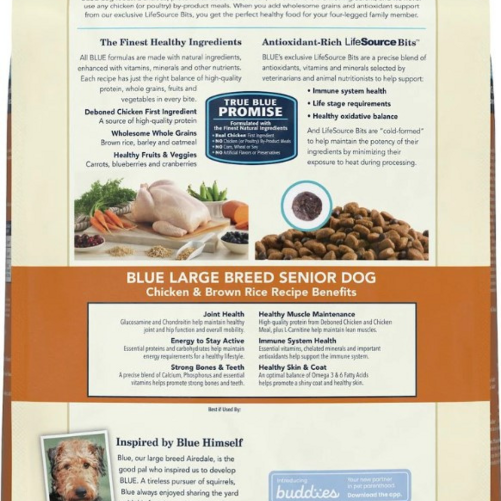 
                  
                    Blue Buffalo Life Protection Formula Large Breed Senior Chicken & Brown Rice Recipe Dry Dog Food
                  
                