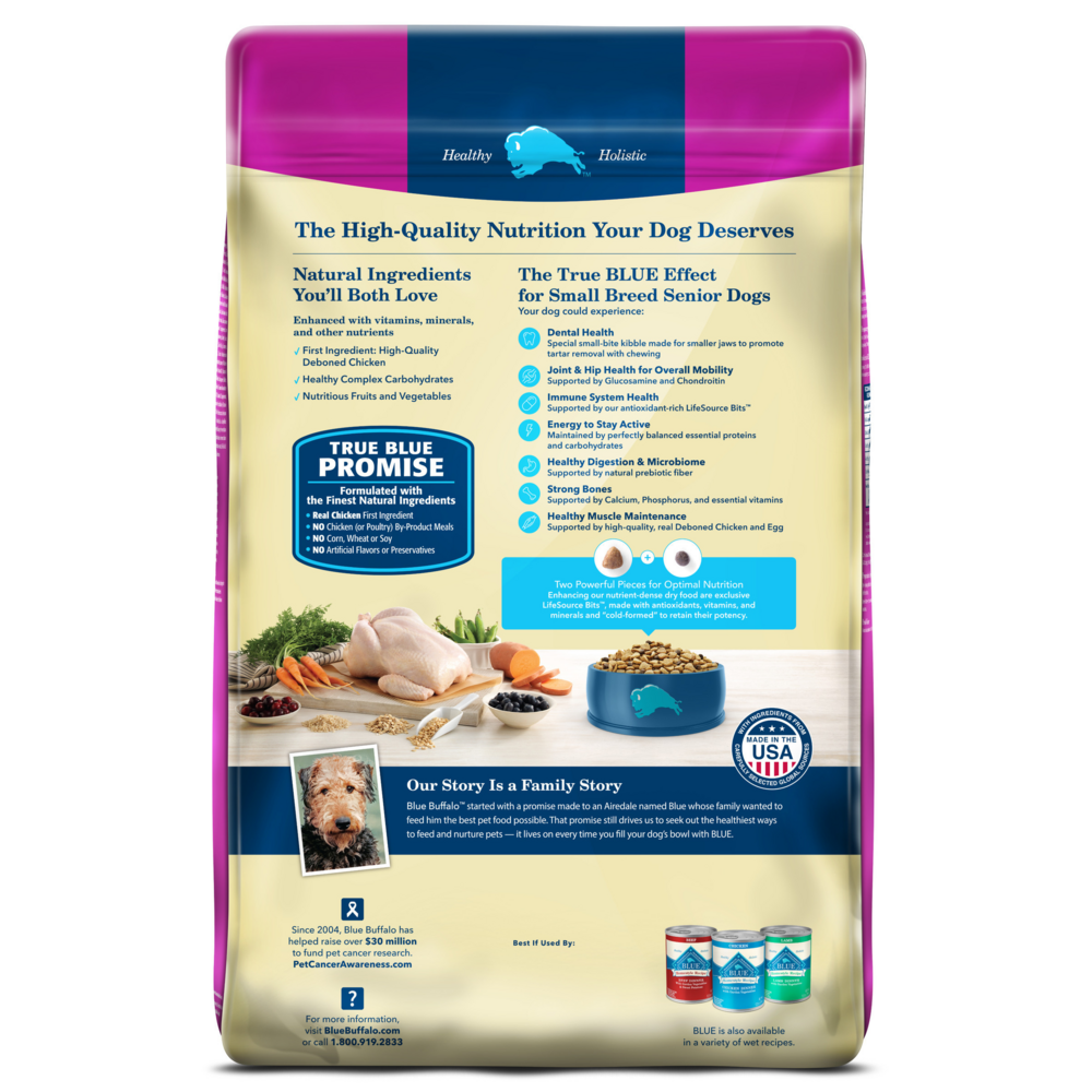 
                  
                    Blue Buffalo Life Protection Formula Small Breed Senior Chicken & Brown Rice Recipe Dry Dog Food
                  
                