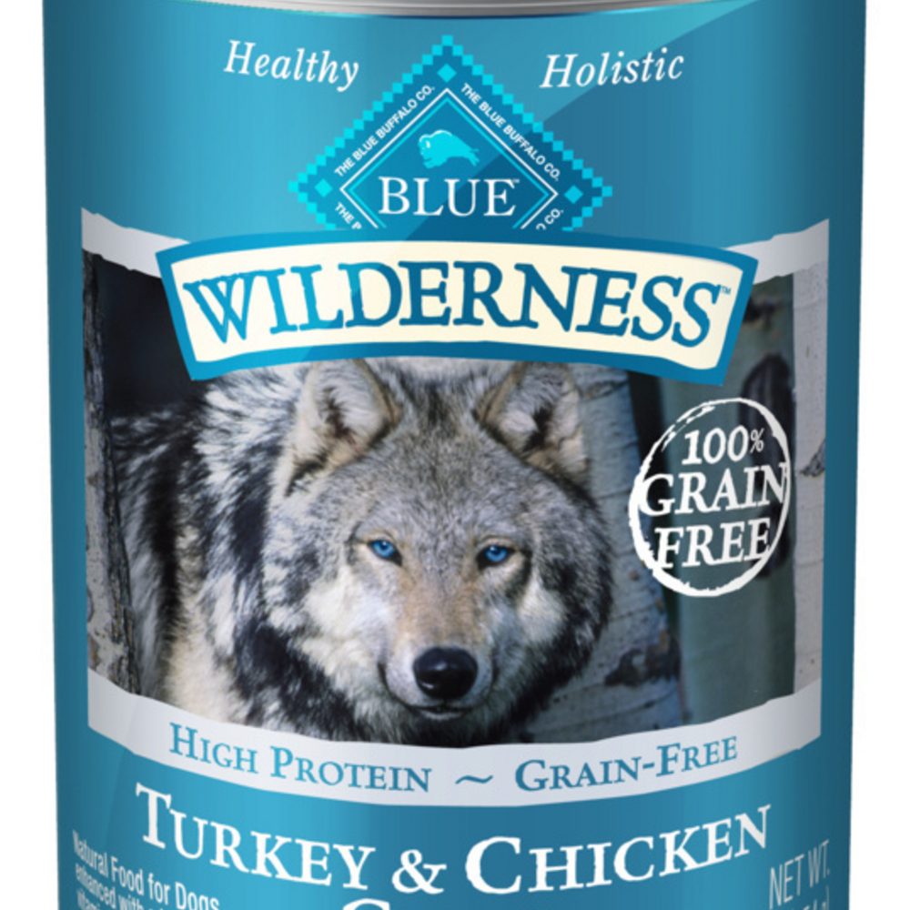 Blue Buffalo Wilderness High-Protein Grain-Free Turkey & Chicken Grill Adult Canned Dog Food