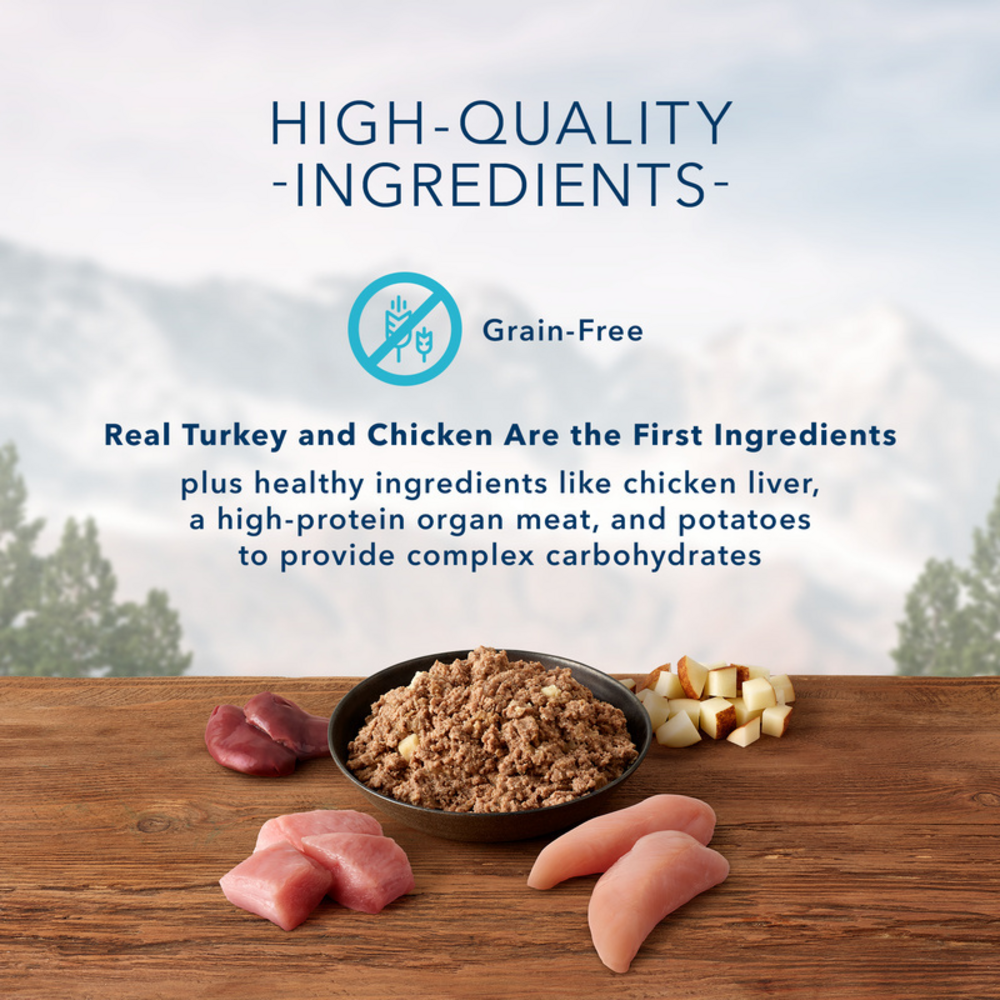 
                  
                    Blue Buffalo Wilderness High-Protein Grain-Free Turkey & Chicken Grill Adult Canned Dog Food
                  
                