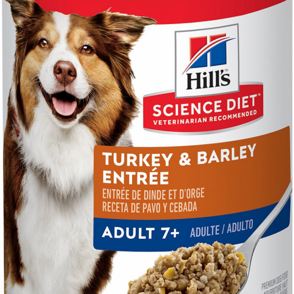 Hill's Science Diet Adult 7+ Gourmet Turkey & Barley Entree Canned Dog Food