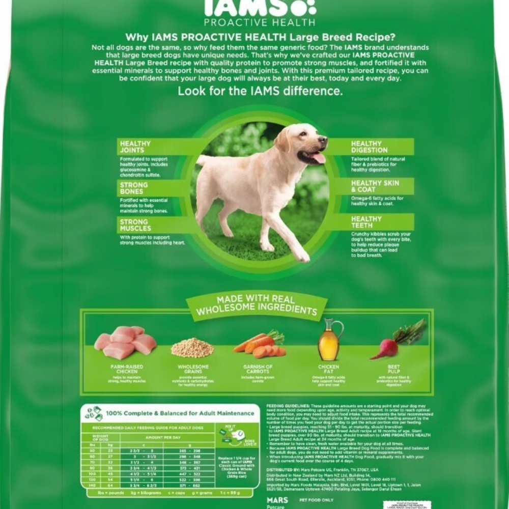 Iams ProActive Health Adult Large Breed Dry Dog Food