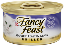 Load image into Gallery viewer, Fancy Feast Grilled Seafood Feast in Gravy Cat Food Canned