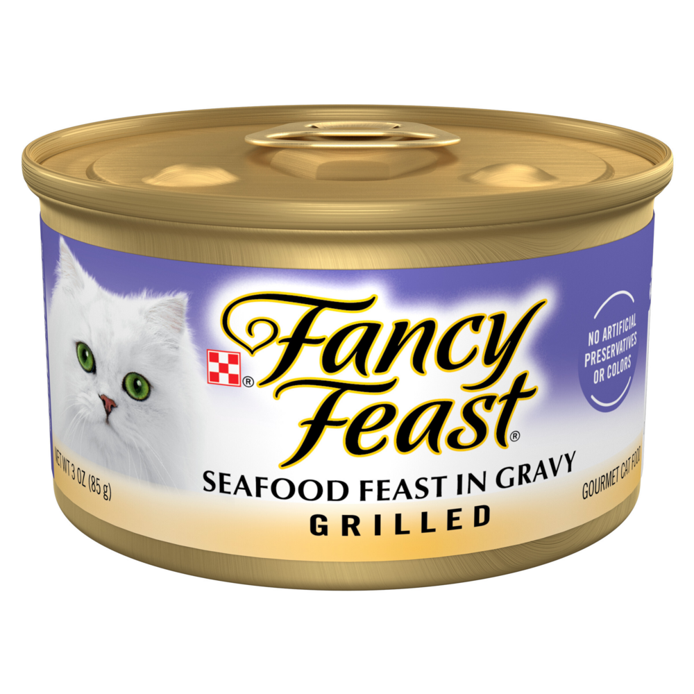 Purina Fancy Feast Grilled Seafood Feast in Gravy Wet Cat Food