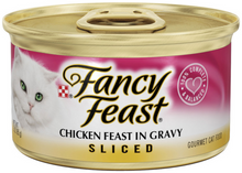 Load image into Gallery viewer, Fancy Feast Sliced Chicken Feast in Gravy Canned Cat Food