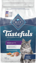 Load image into Gallery viewer, Blue Buffalo Tastefuls Adult Cat 7+ Chicken &amp; Brown Rice Recipe Dry Food