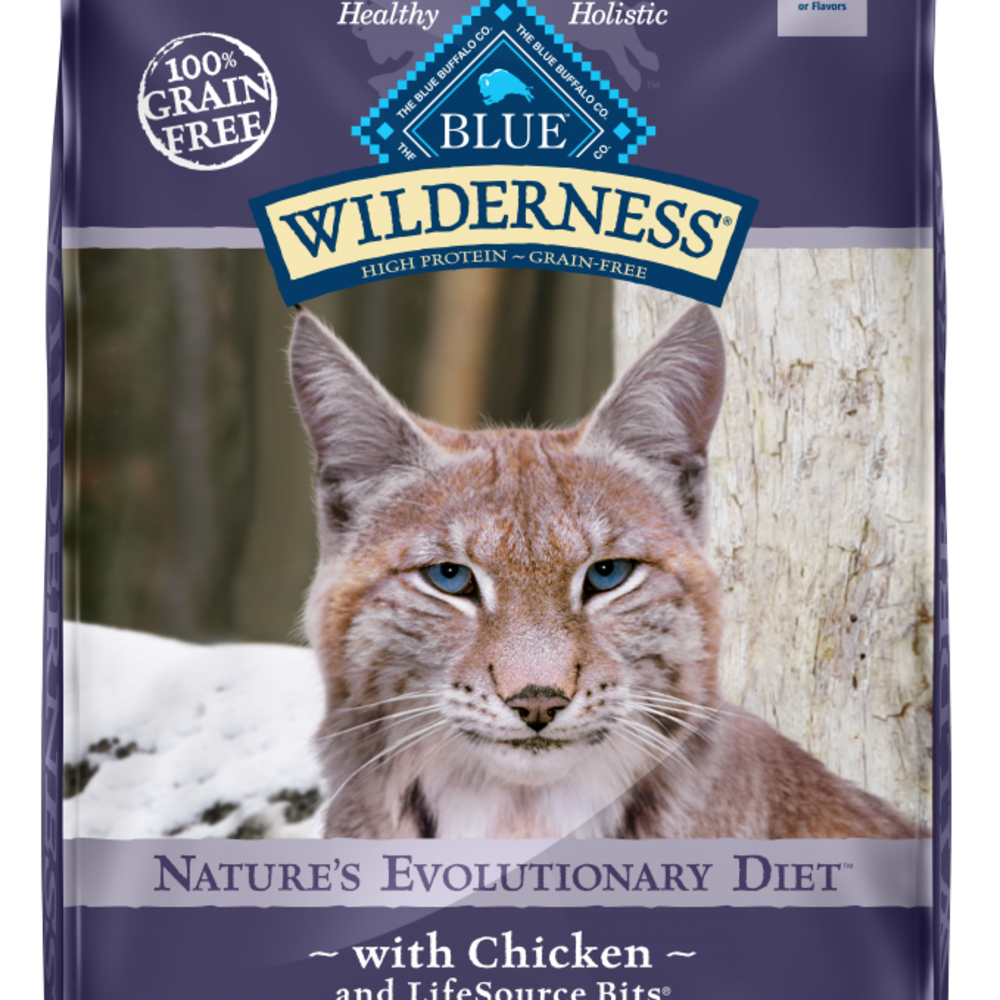 Blue Buffalo Wilderness High-Protein Grain-Free Adult Chicken Recipe Dry Cat Food