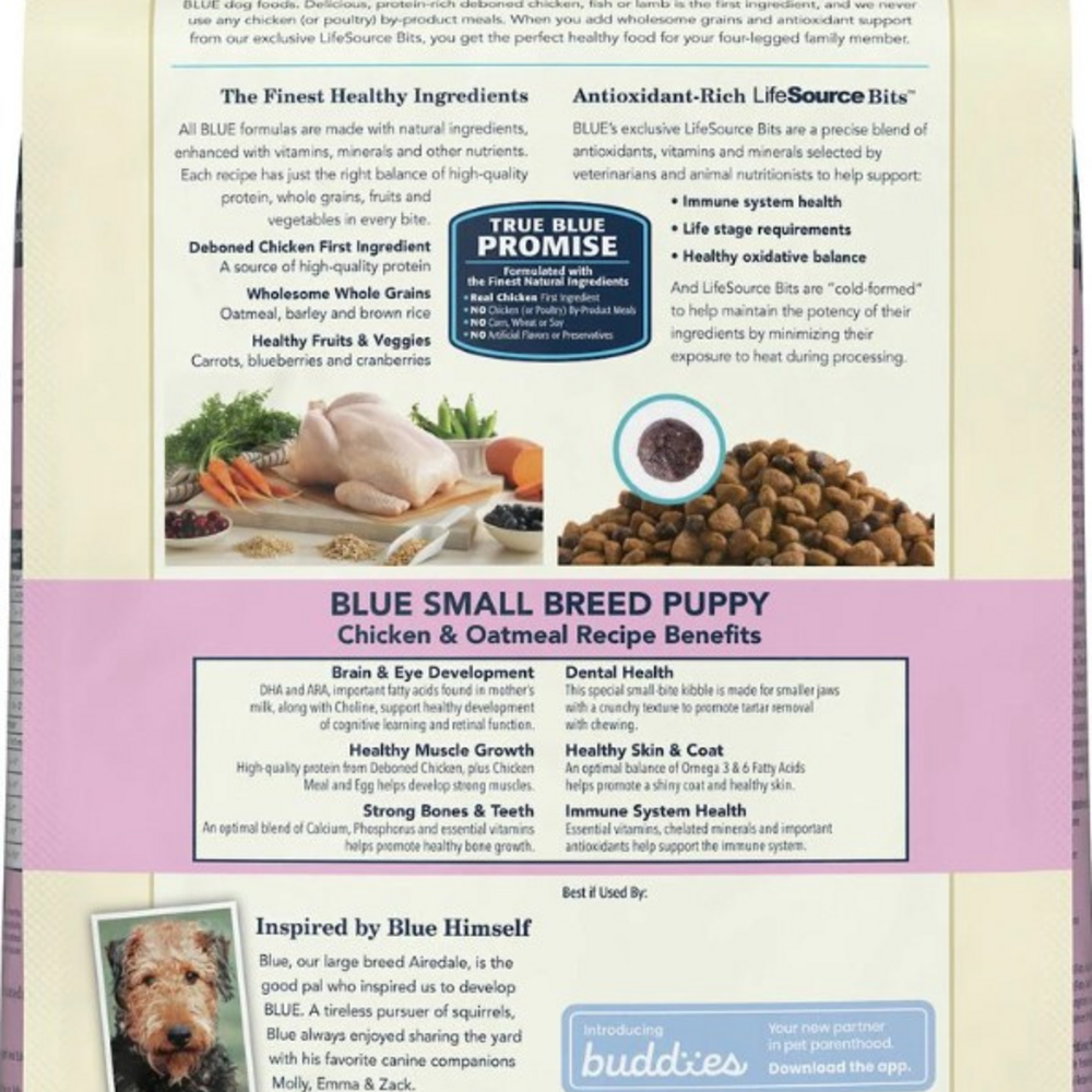 
                  
                    Blue Buffalo Life Protection Formula Small Breed Puppy Chicken & Oatmeal Recipe Dry Dog Food
                  
                