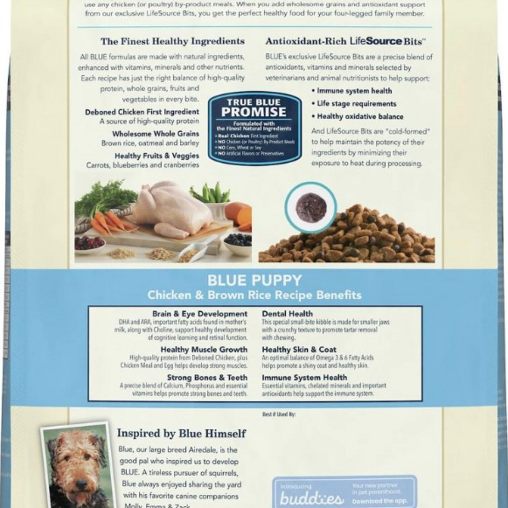 
                  
                    Blue Buffalo Life Protection Formula Puppy Chicken & Brown Rice Recipe Dry Dog Food
                  
                