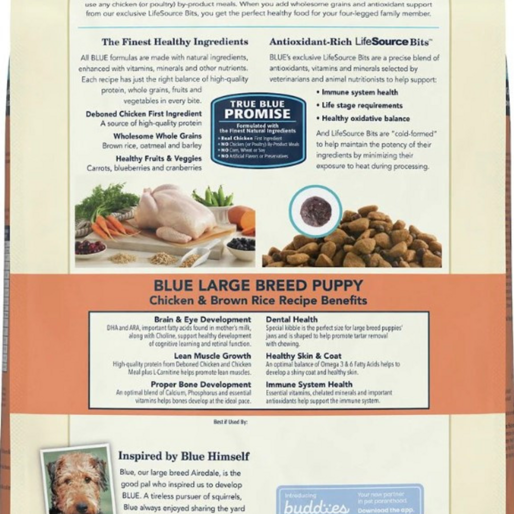 
                  
                    Blue Buffalo Life Protection Formula Large Breed Puppy Chicken & Brown Rice Recipe Dry Dog Food
                  
                