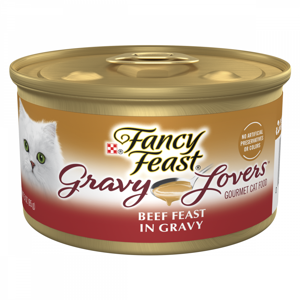 Fancy Feast Gravy Lover Beef Wet Cat Food
