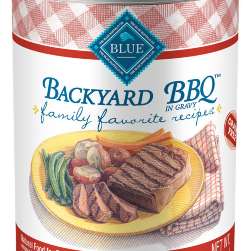 Blue Buffalo Family Favorite Recipes Backyard BBQ Canned Dog Food