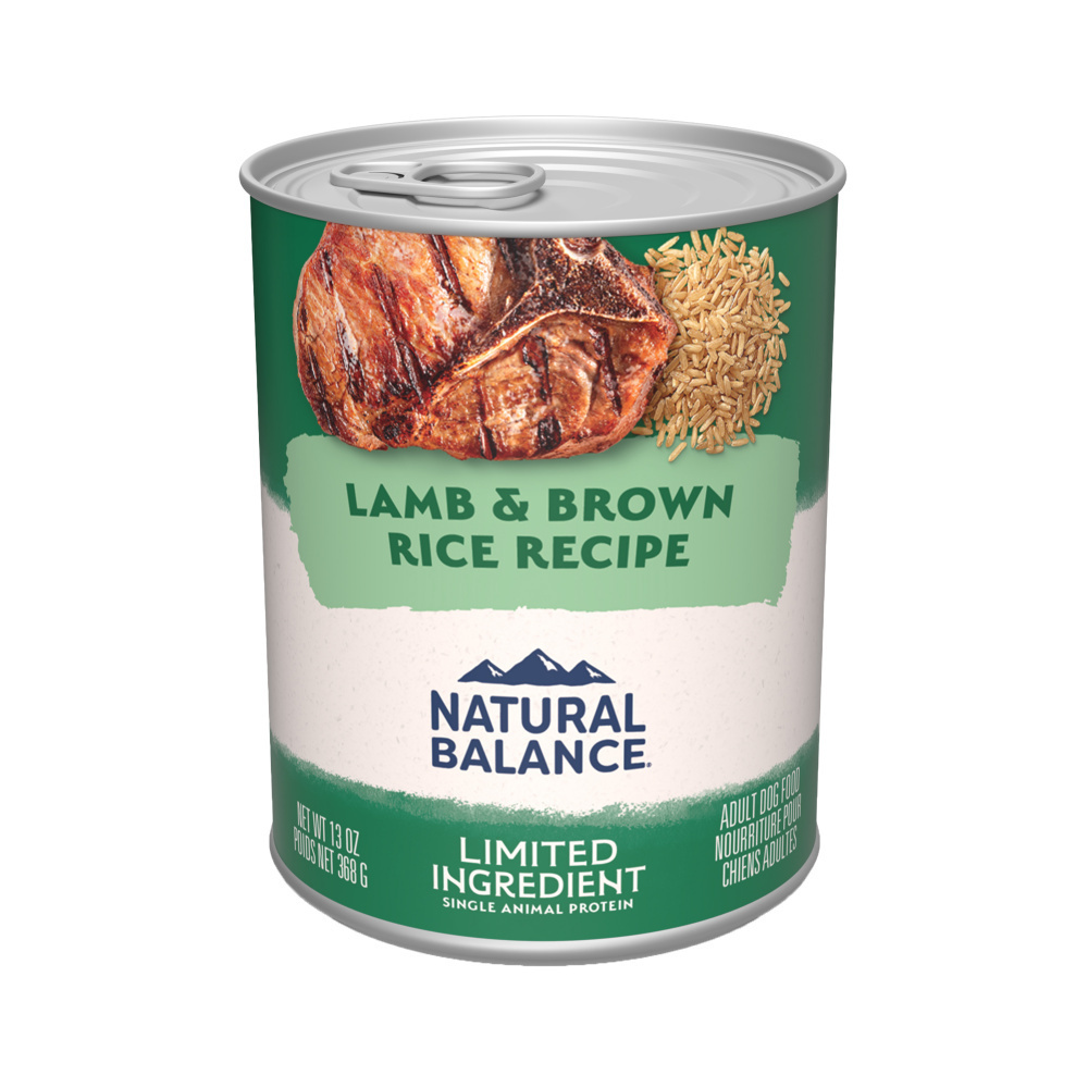 
                  
                    Natural Balance Limited Ingredient Lamb & Brown Rice Recipe Wet Canned Dog Food
                  
                