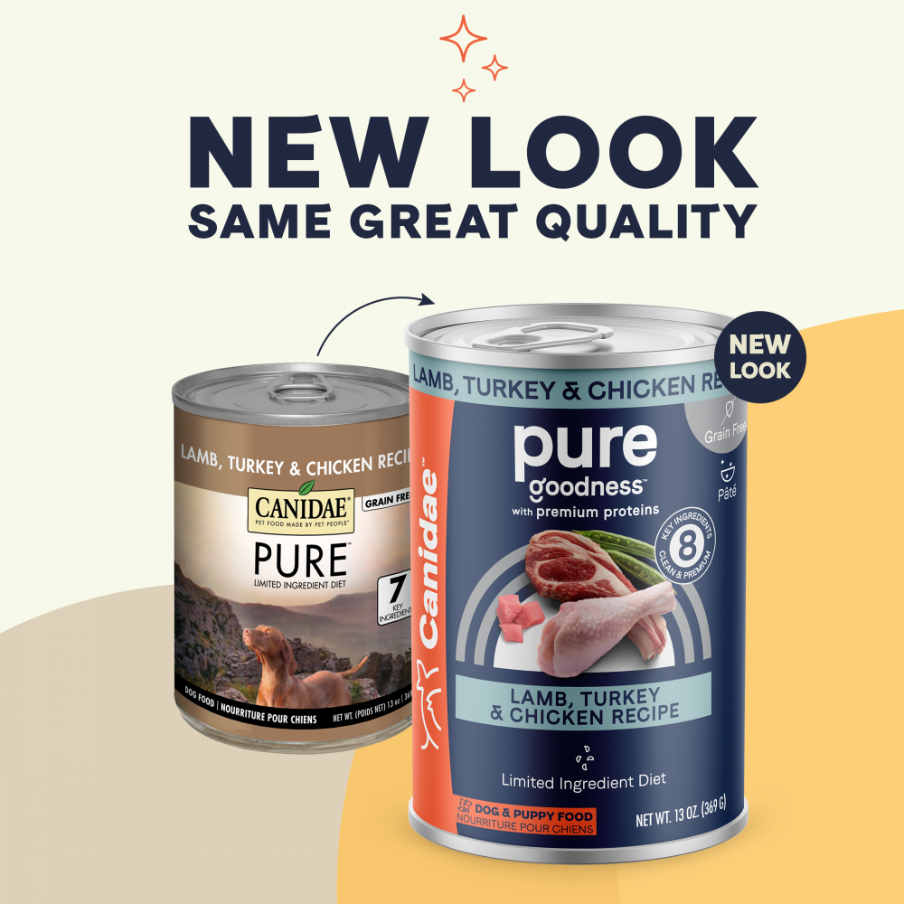 
                  
                    Canidae Pure Wet Dog Food, Lamb, Turkey & Chicken Recipe
                  
                