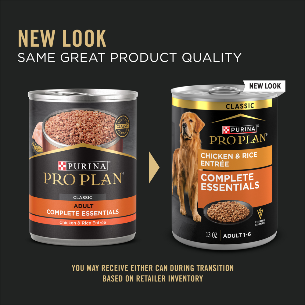 Purina Pro Plan Complete Essentials Chicken & Rice Entree Canned Adult Dog Food