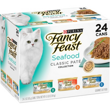 Load image into Gallery viewer, Fancy Feast Classic Seafood Feast Variety Pack Canned Cat Food