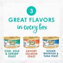 Load image into Gallery viewer, Fancy Feast Classic Seafood Feast Variety Pack Canned Cat Food