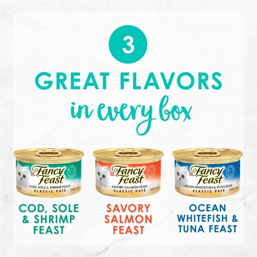 
                  
                    Fancy Feast Classic Seafood Feast Variety Pack Canned Cat Food
                  
                