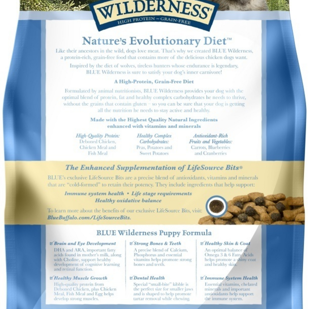 
                  
                    Blue Buffalo Wilderness Puppy Grain Free Chicken Dry Food
                  
                