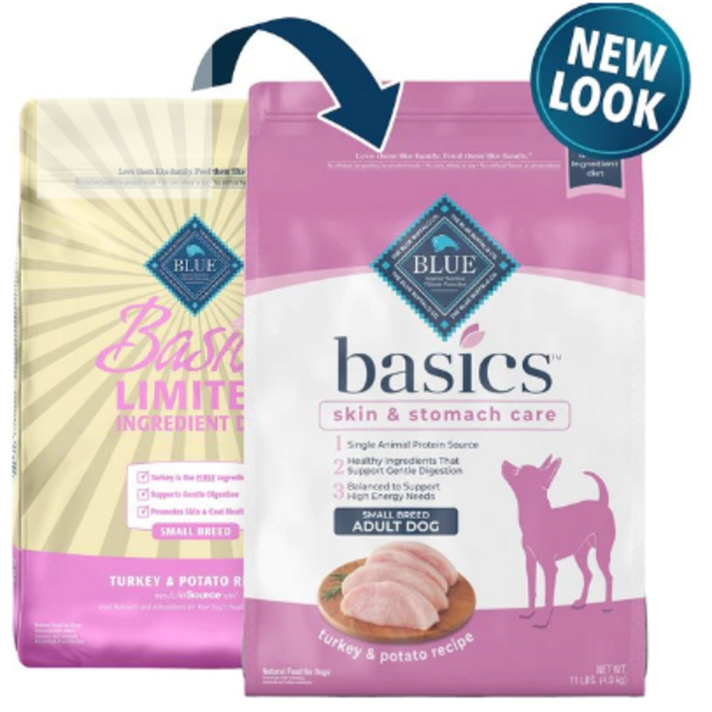 
                  
                    Blue Buffalo Basics Small Breed Adult Skin & Stomach Care Turkey & Potato Recipe Dry Dog Food
                  
                