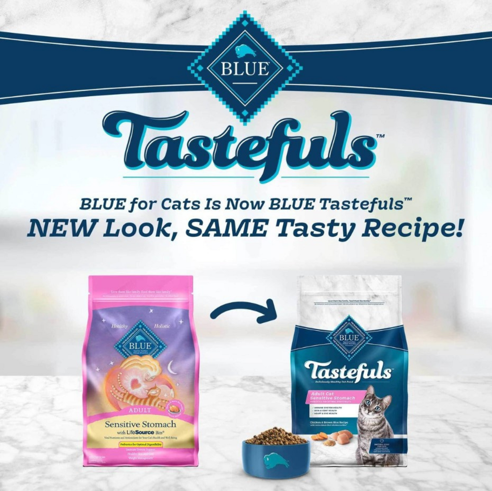 
                  
                    Blue Buffalo Tastefuls Adult Cat Sensitive Stomach Chicken & Brown Rice Recipe Dry Food
                  
                